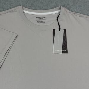 Kenneth Cole Mens T Shirt Size XL Grey Short Sleeve Crewneck Stretch NWT